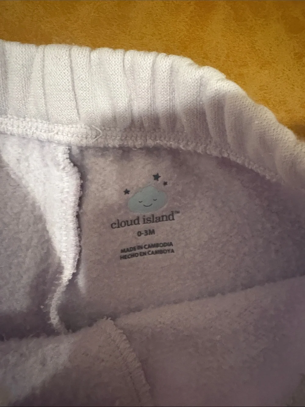 cloud island Lavender Baby Set  - Love Bug - Light Purple - Size 0 to 3 months